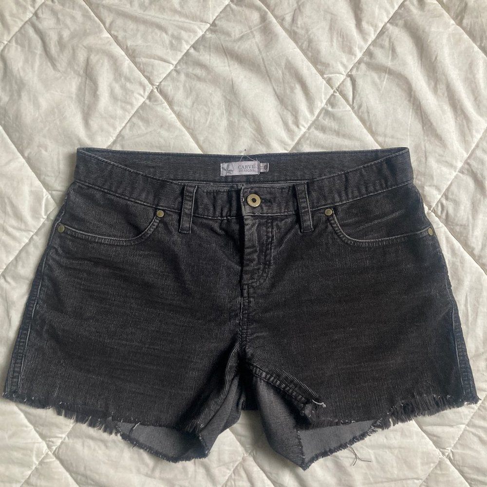 Carve designs 4'' Oahu corduroy shorts low-rise brown Size 2